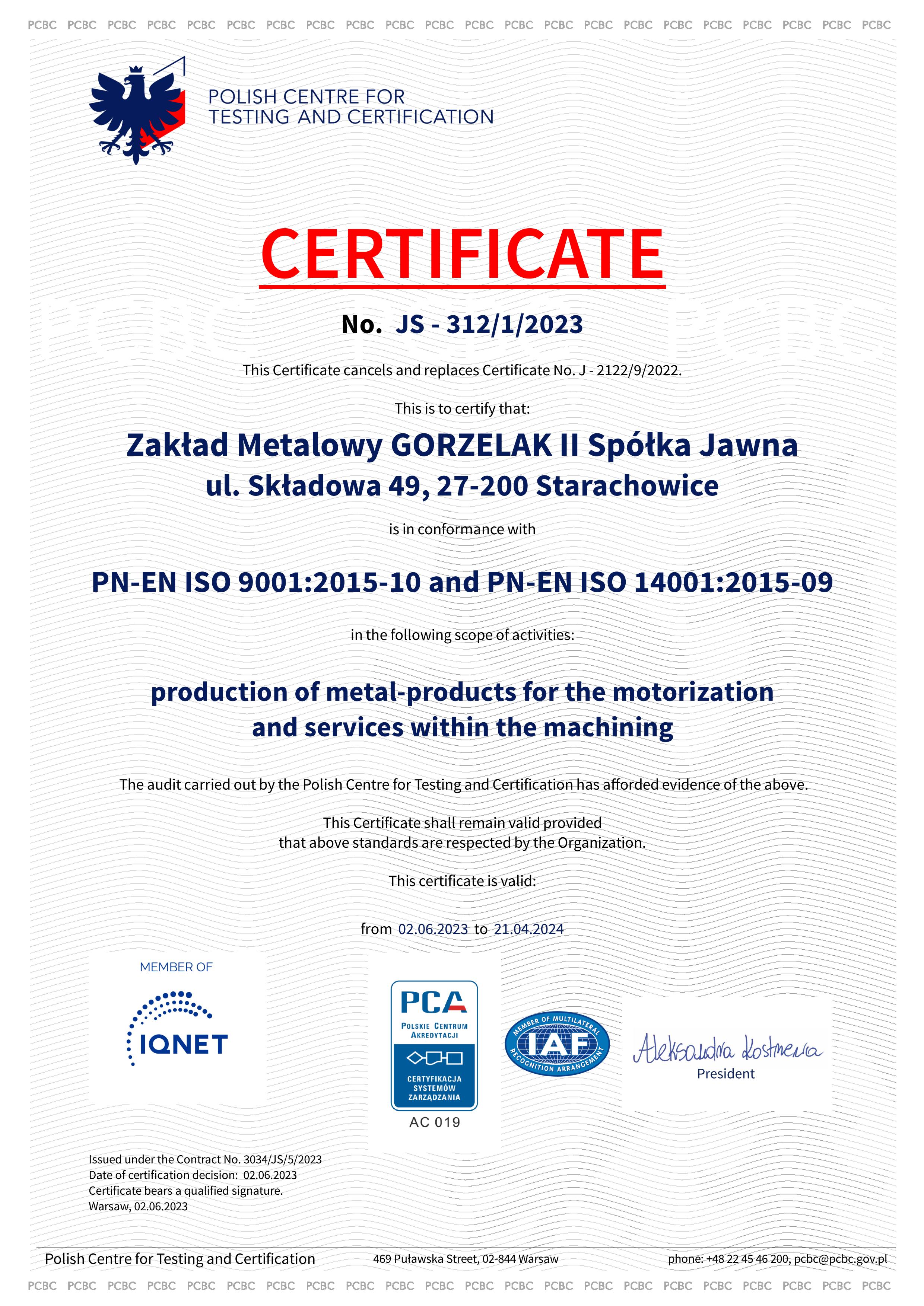 JS 312 1 2023 GORZELAK II cert ang sign nowy